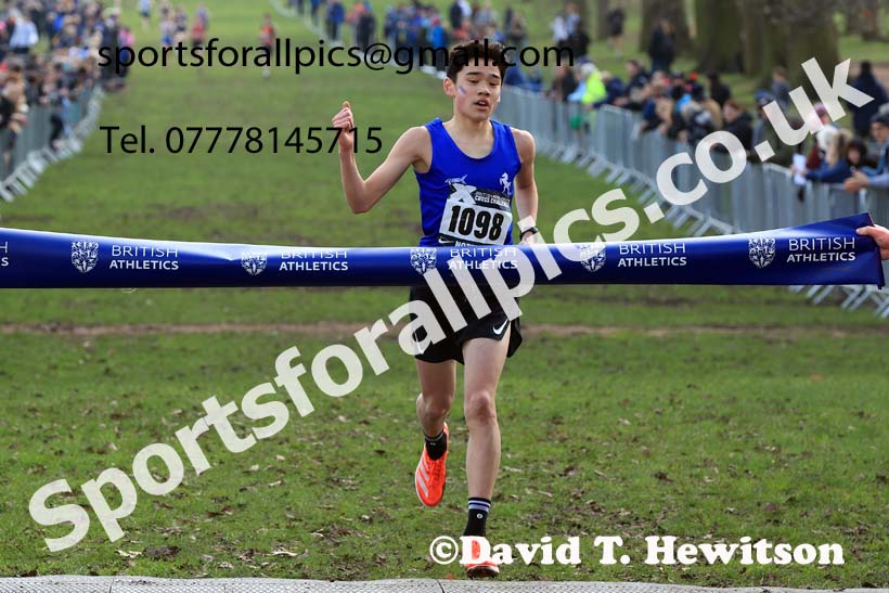 Boys Under-15s, 2024 CAU Inter Counties Cross Country Champs., Wollaton Park, Nottingham. Photo: David T. Hewitson/Sports for All Pics